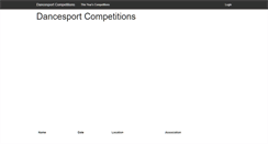 Desktop Screenshot of dancesportcomps.net